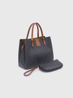 BESSIE LOGO PRINT 2 PIECES BAG SET TOTE