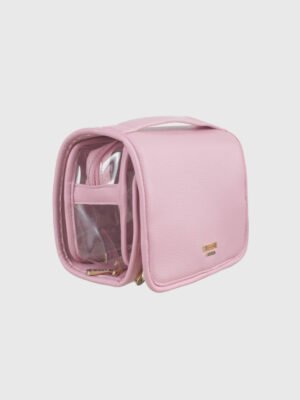 PEBBLED TRAVEL COSMETIC BAG