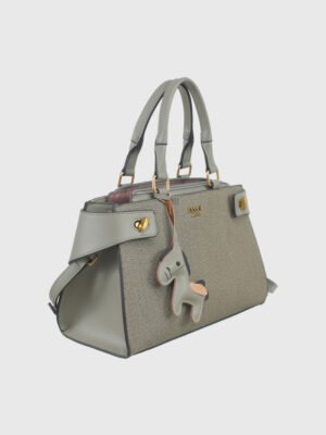 HERRINGBONE TEXTURED TOTE