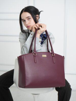 WORK TOTE WITH SCARF