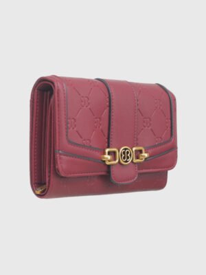 EMBOSSED MONOGRAM WALLET