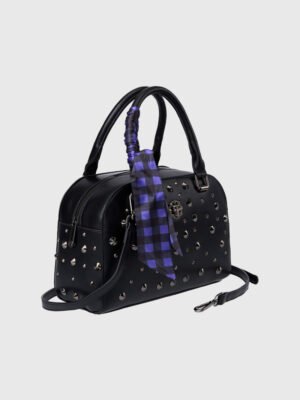 STUDDED BOSTON BAG