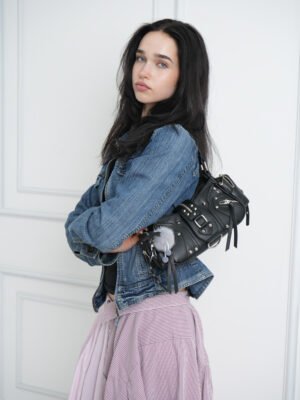 PUNK BUCKLE BAGUETTE BAG